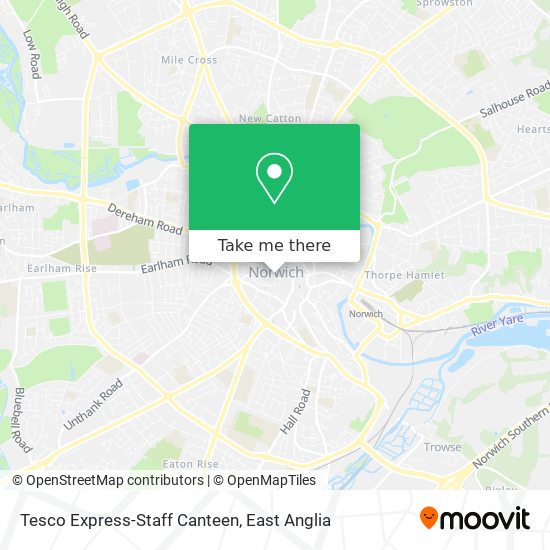 Tesco Express-Staff Canteen map