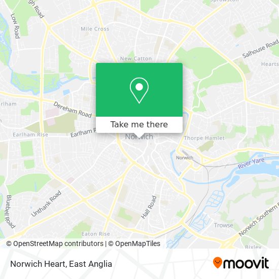 Norwich Heart map