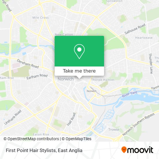First Point Hair Stylists map