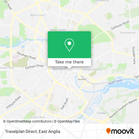 Travelplan Direct map