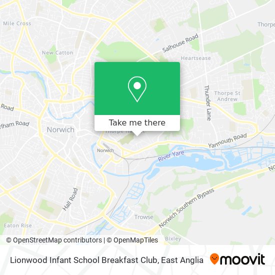Lionwood Infant School Breakfast Club map