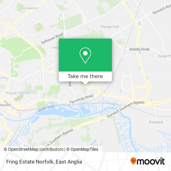 Fring Estate Norfolk map