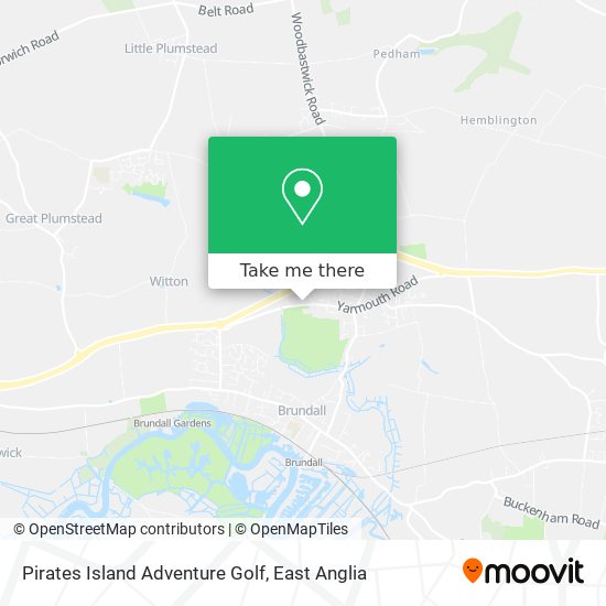 Pirates Island Adventure Golf map
