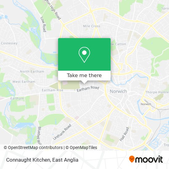 Connaught Kitchen map