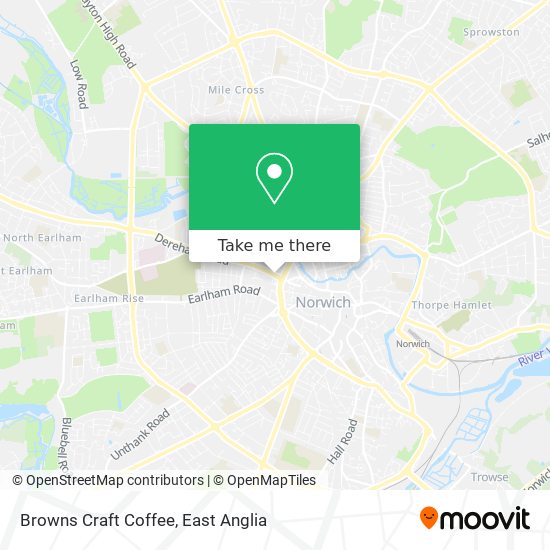 Browns Craft Coffee map