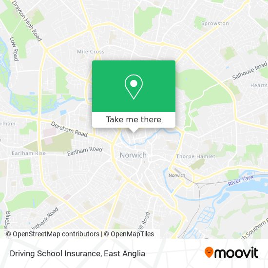 Driving School Insurance map