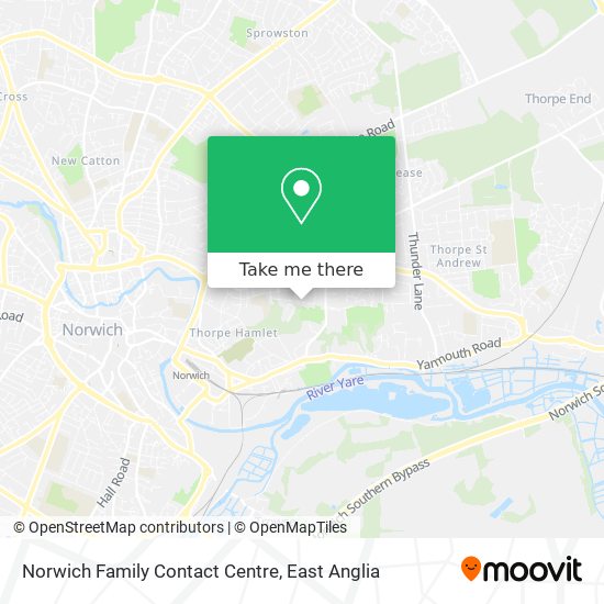 Norwich Family Contact Centre map