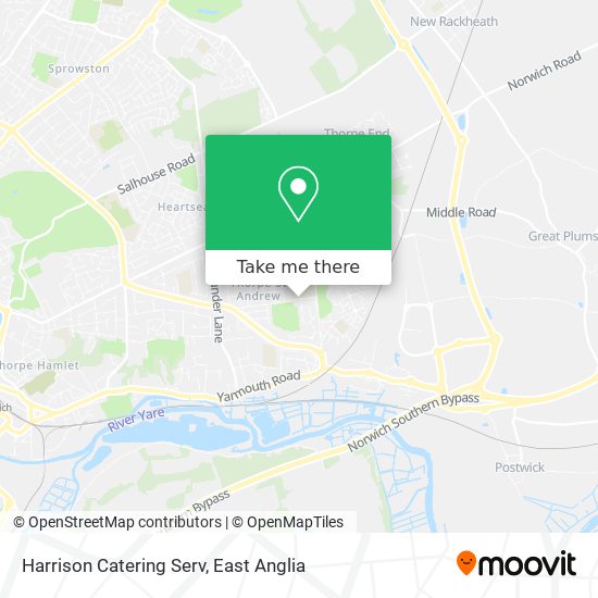 Harrison Catering Serv map