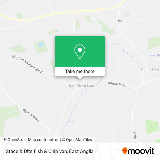 Stace & Dits Fish & Chip van map