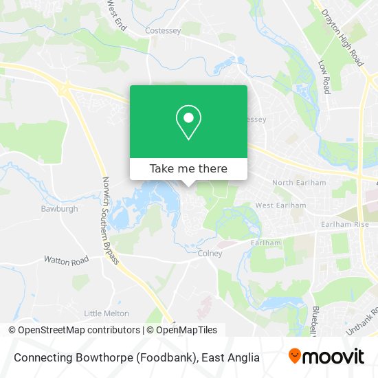 Connecting Bowthorpe (Foodbank) map