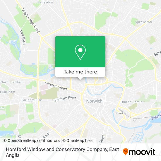 Horsford Window and Conservatory Company map