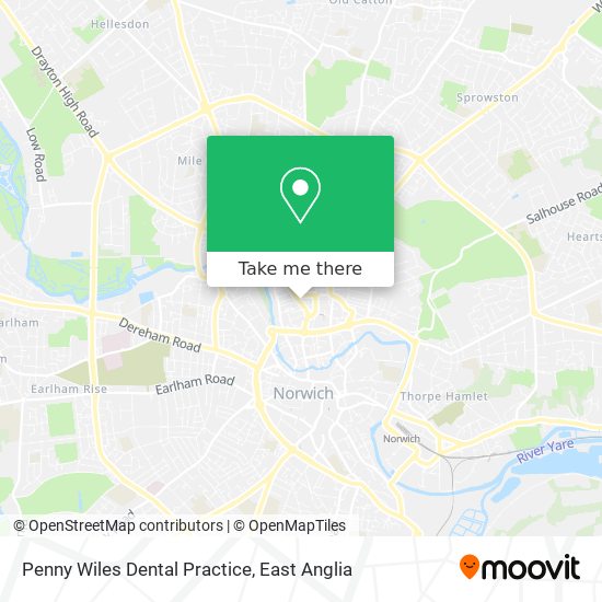 Penny Wiles Dental Practice map