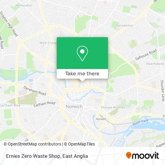 Ernies Zero Waste Shop map