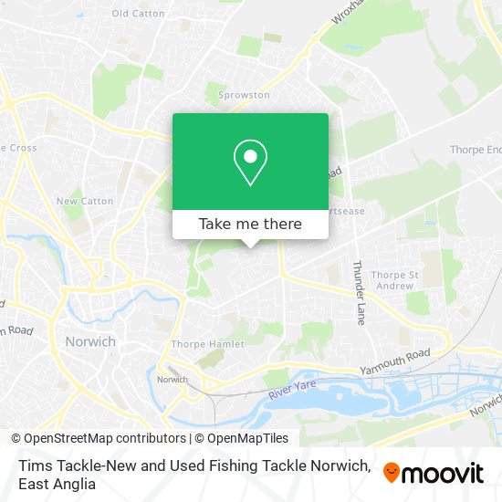 Tims Tackle-New and Used Fishing Tackle Norwich map