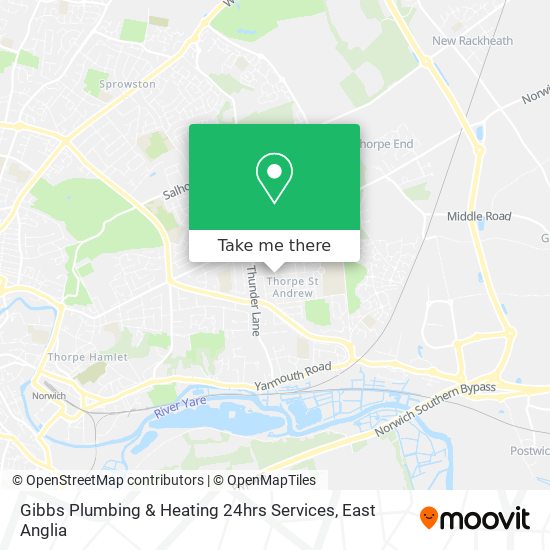 Gibbs Plumbing & Heating 24hrs Services map