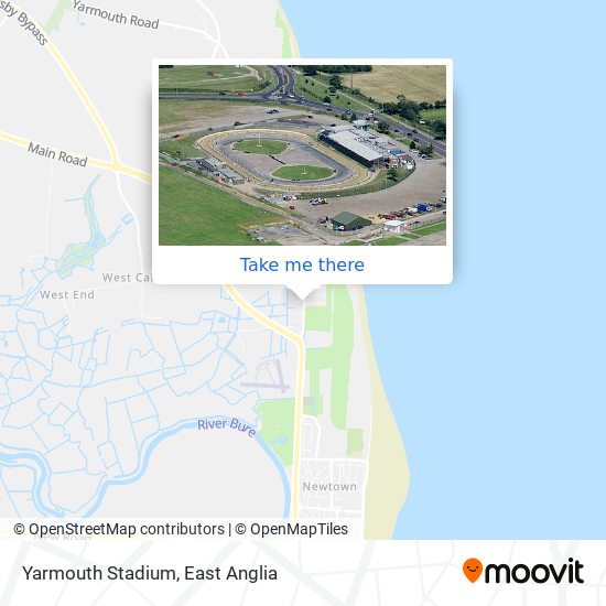 Yarmouth Stadium map