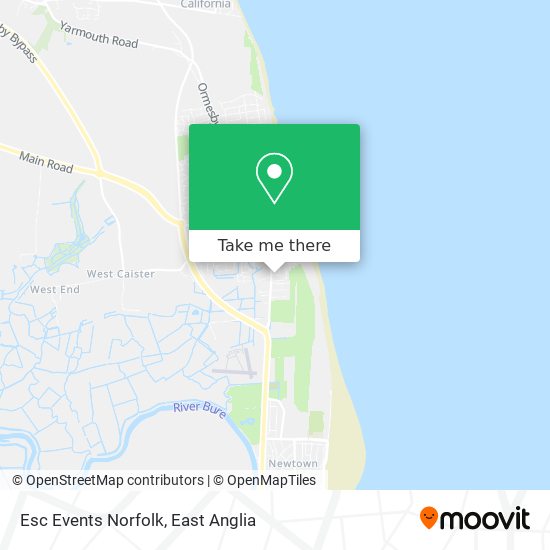 Esc Events Norfolk map