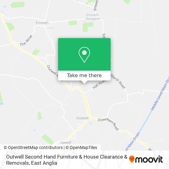 Outwell Second Hand Furniture & House Clearance & Removals map