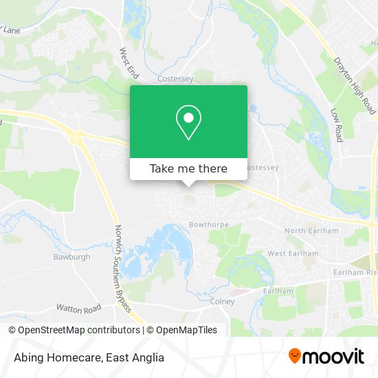 Abing Homecare map