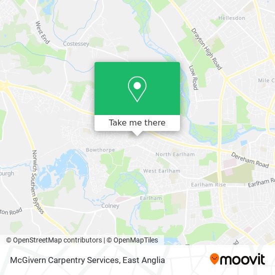 McGivern Carpentry Services map