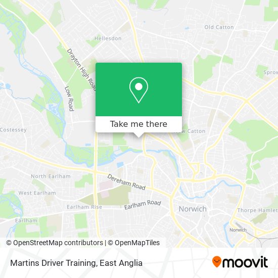 Martins Driver Training map