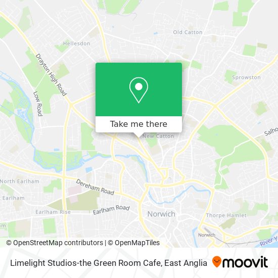 Limelight Studios-the Green Room Cafe map