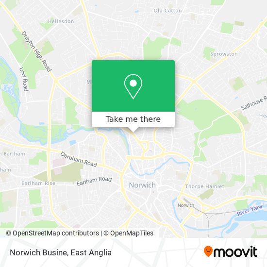 Norwich Busine map