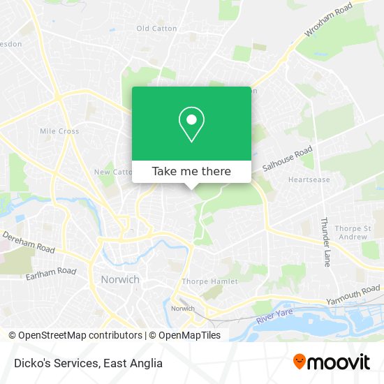 Dicko's Services map