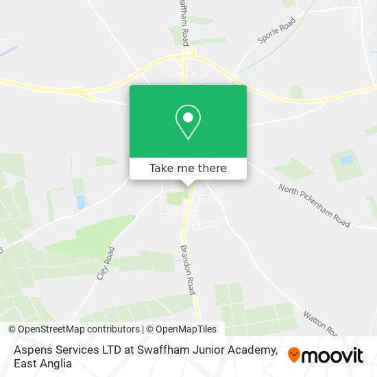 Aspens Services LTD at Swaffham Junior Academy map