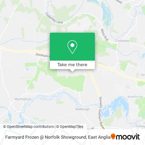 Farmyard Frozen @ Norfolk Showground map