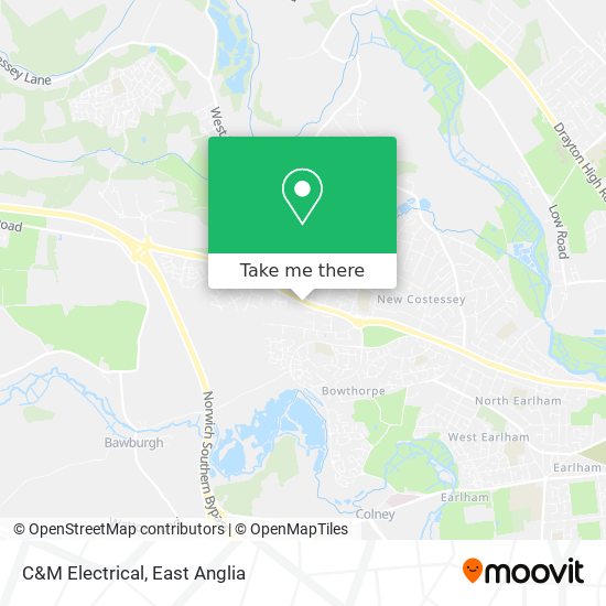 C&M Electrical map