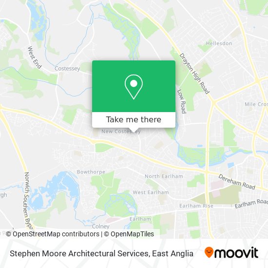 Stephen Moore Architectural Services map