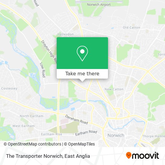 The Transporter Norwich map