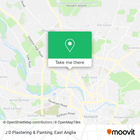 J D Plastering & Painting map