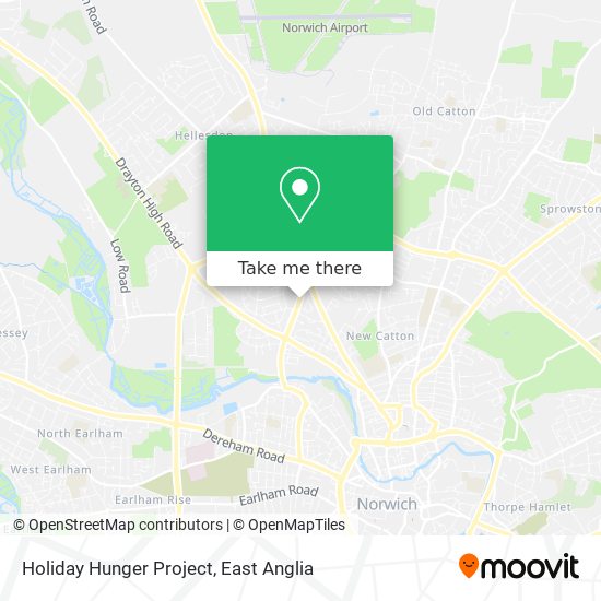 Holiday Hunger Project map