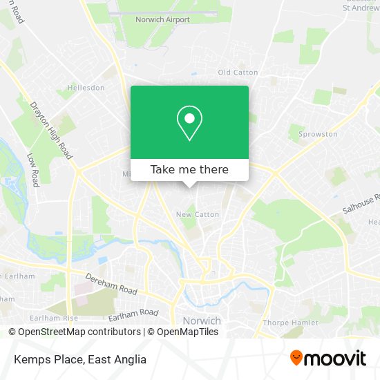 Kemps Place map