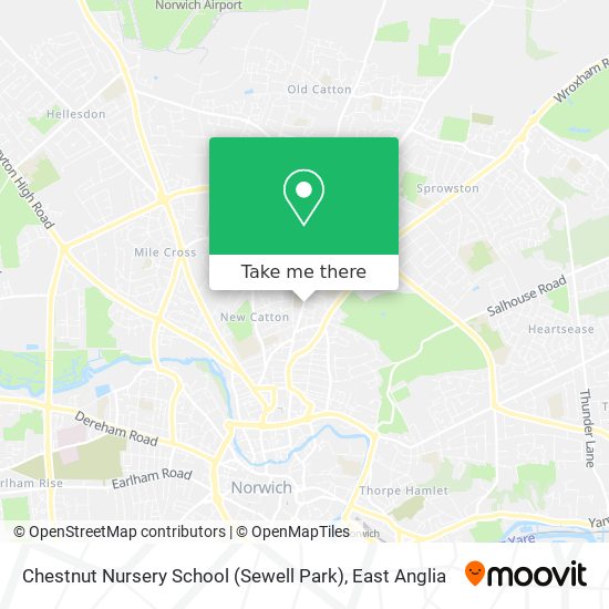 Chestnut Nursery School (Sewell Park) map