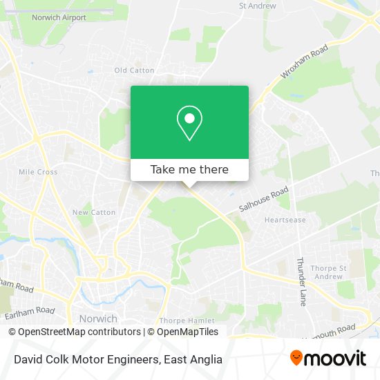 David Colk Motor Engineers map