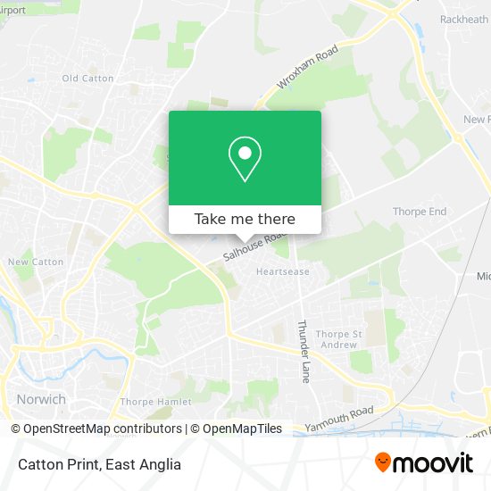 Catton Print map