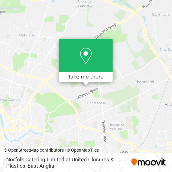Norfolk Catering Limited at United Closures & Plastics map