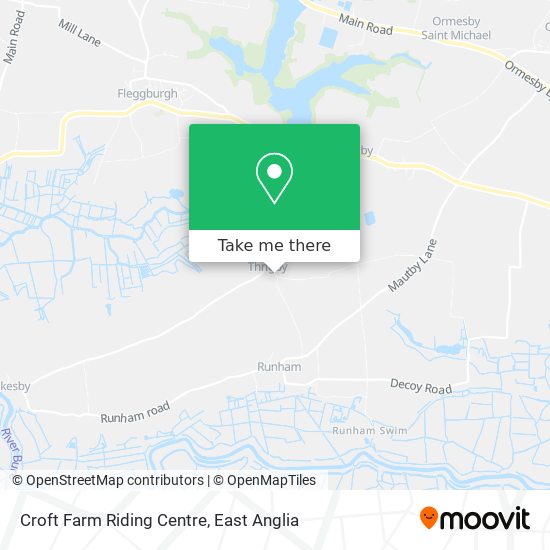 Croft Farm Riding Centre map