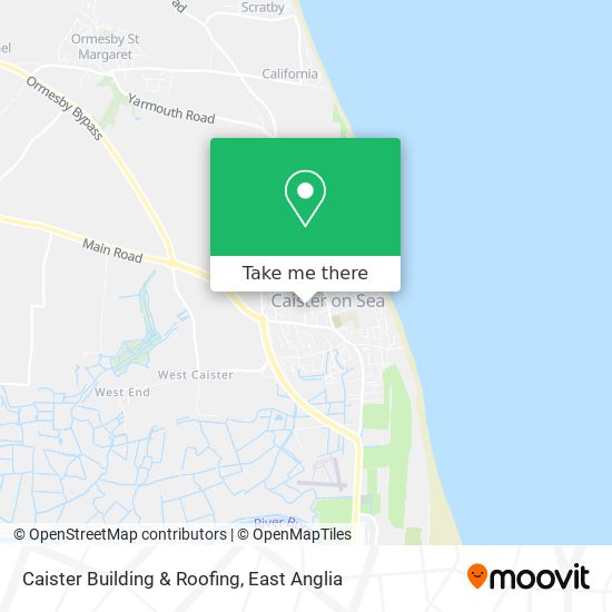 Caister Building & Roofing map