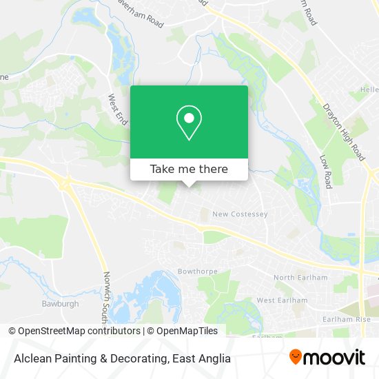 Alclean Painting & Decorating map