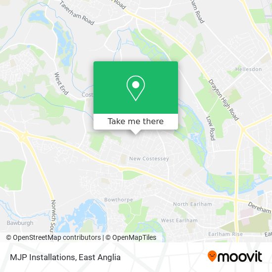 MJP Installations map