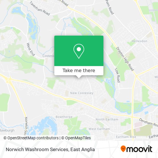 Norwich Washroom Services map