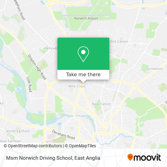 Msm Norwich Driving School map