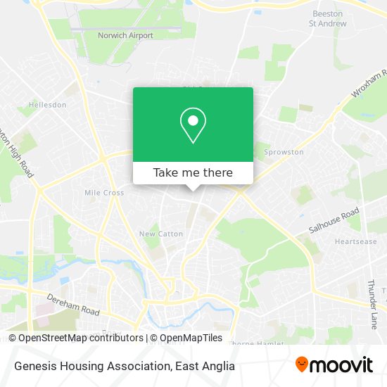 Genesis Housing Association map