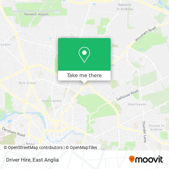 Driver Hire map