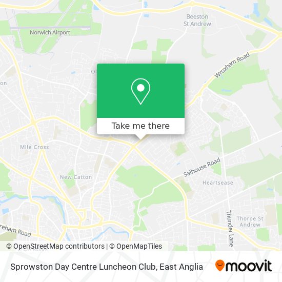 Sprowston Day Centre Luncheon Club map