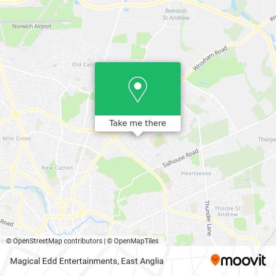 Magical Edd Entertainments map